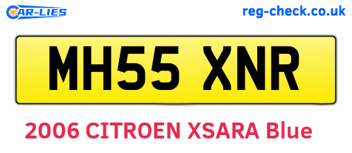 MH55XNR are the vehicle registration plates.