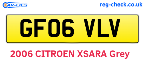 GF06VLV are the vehicle registration plates.