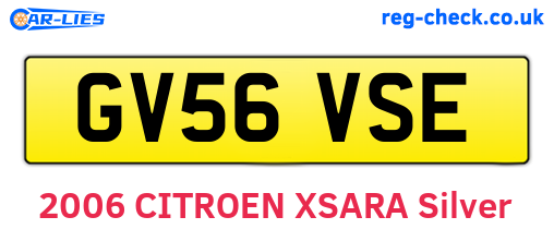 GV56VSE are the vehicle registration plates.
