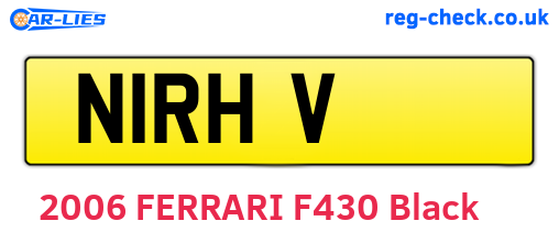 N1RHV are the vehicle registration plates.