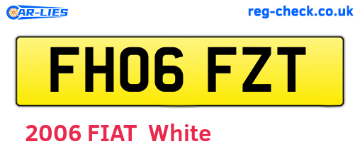 FH06FZT are the vehicle registration plates.