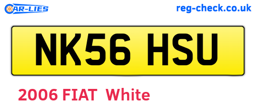 NK56HSU are the vehicle registration plates.