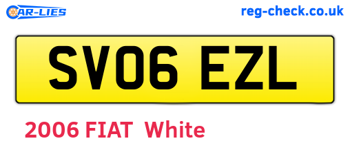 SV06EZL are the vehicle registration plates.