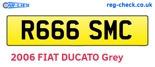 R666SMC are the vehicle registration plates.
