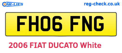 FH06FNG are the vehicle registration plates.