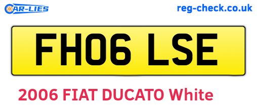FH06LSE are the vehicle registration plates.