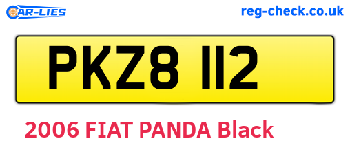 PKZ8112 are the vehicle registration plates.