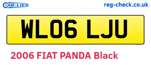 WL06LJU are the vehicle registration plates.
