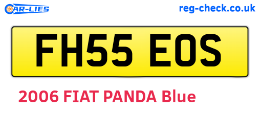 FH55EOS are the vehicle registration plates.