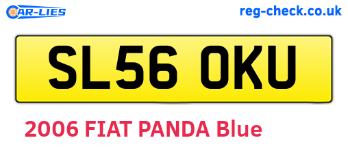 SL56OKU are the vehicle registration plates.
