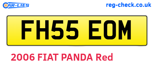 FH55EOM are the vehicle registration plates.