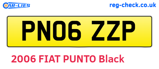 PN06ZZP are the vehicle registration plates.