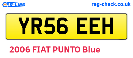 YR56EEH are the vehicle registration plates.