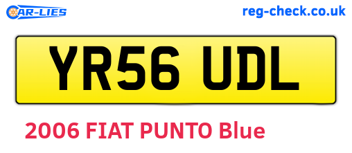 YR56UDL are the vehicle registration plates.