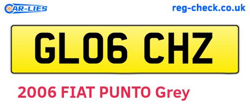 GL06CHZ are the vehicle registration plates.