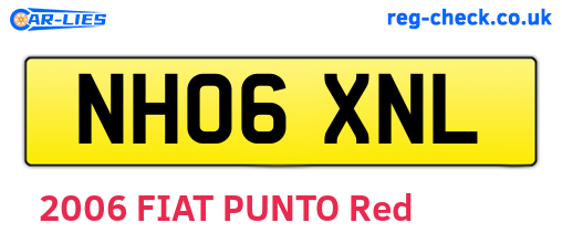 NH06XNL are the vehicle registration plates.