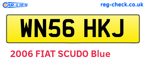 WN56HKJ are the vehicle registration plates.