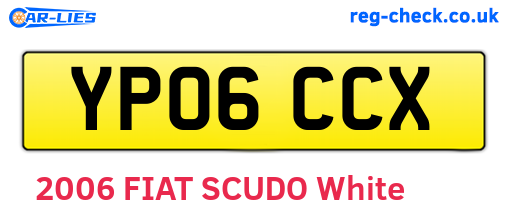YP06CCX are the vehicle registration plates.
