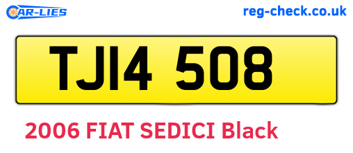 TJI4508 are the vehicle registration plates.