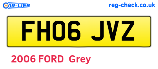 FH06JVZ are the vehicle registration plates.
