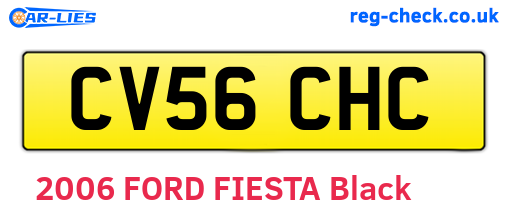 CV56CHC are the vehicle registration plates.