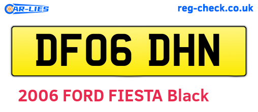 DF06DHN are the vehicle registration plates.