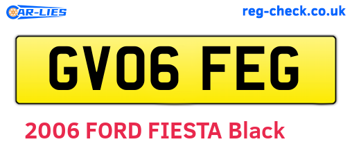 GV06FEG are the vehicle registration plates.