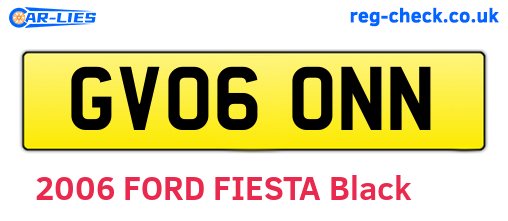 GV06ONN are the vehicle registration plates.