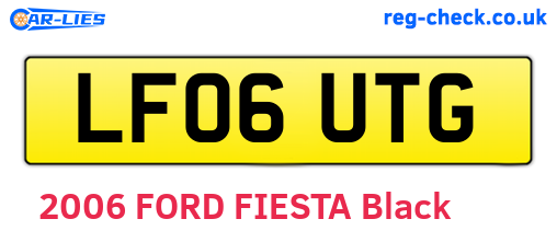 LF06UTG are the vehicle registration plates.