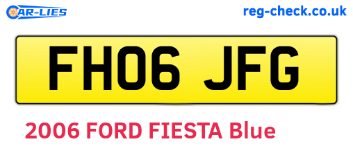 FH06JFG are the vehicle registration plates.