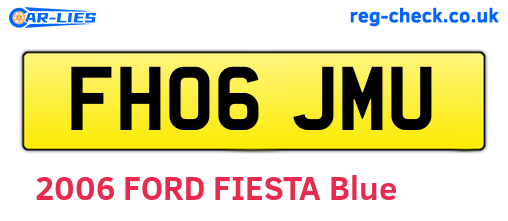 FH06JMU are the vehicle registration plates.