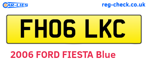 FH06LKC are the vehicle registration plates.