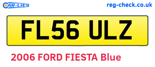 FL56ULZ are the vehicle registration plates.