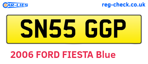 SN55GGP are the vehicle registration plates.