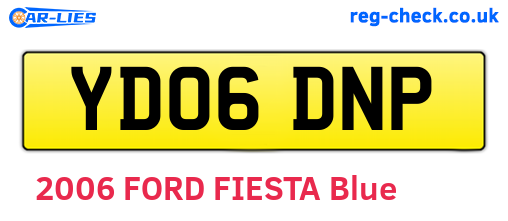 YD06DNP are the vehicle registration plates.
