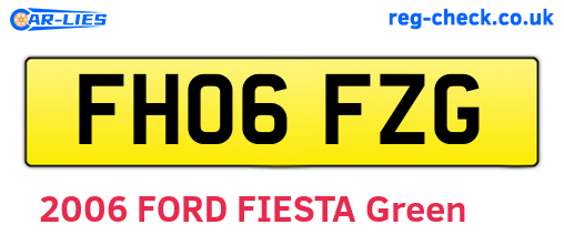 FH06FZG are the vehicle registration plates.