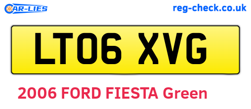 LT06XVG are the vehicle registration plates.