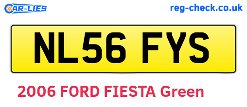 NL56FYS are the vehicle registration plates.
