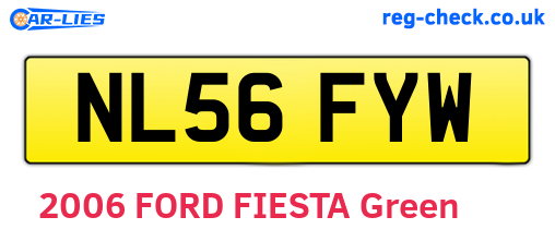 NL56FYW are the vehicle registration plates.