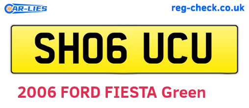 SH06UCU are the vehicle registration plates.