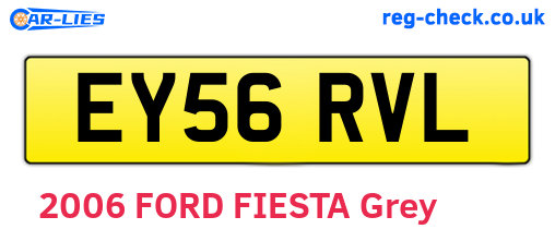 EY56RVL are the vehicle registration plates.