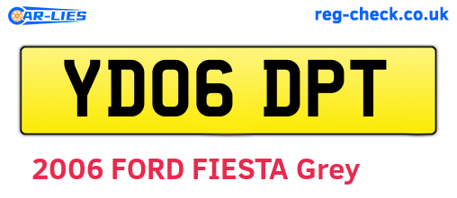 YD06DPT are the vehicle registration plates.