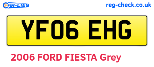 YF06EHG are the vehicle registration plates.