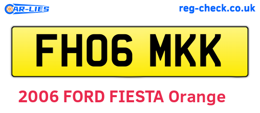 FH06MKK are the vehicle registration plates.