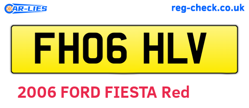 FH06HLV are the vehicle registration plates.