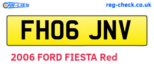 FH06JNV are the vehicle registration plates.