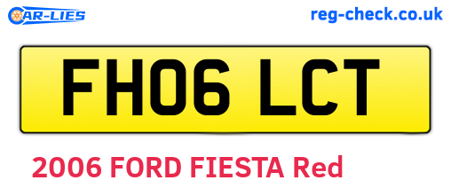 FH06LCT are the vehicle registration plates.