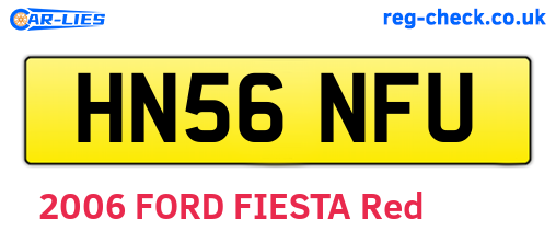 HN56NFU are the vehicle registration plates.