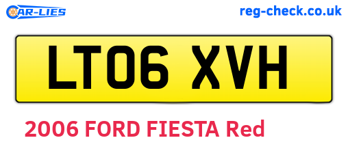 LT06XVH are the vehicle registration plates.