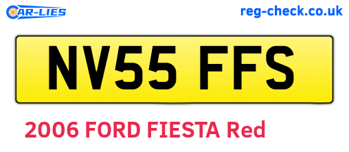 NV55FFS are the vehicle registration plates.